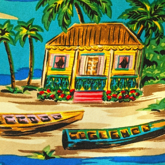 Pusser's West Indies Island Wear Washable Silk Wrap Skirt - Picture 3 of 8